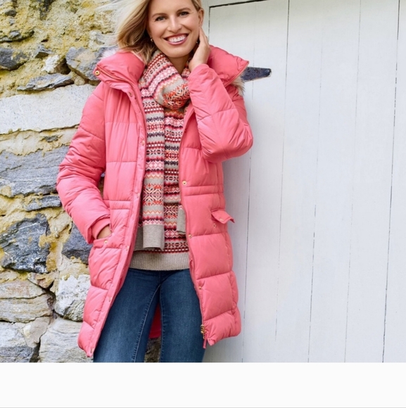 Stylish Warm Pink Talbot's Winter Coat - Picture 2 of 16